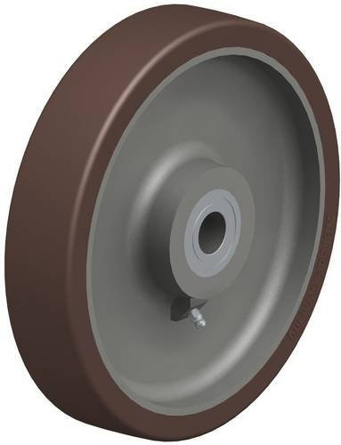 Blickle Schwerlast-Rad 251/25K in Silber und Braun mit einem Durchmesser von 250 mm und einer Tragfähigkeit von bis zu 1250 kg - Bild 1