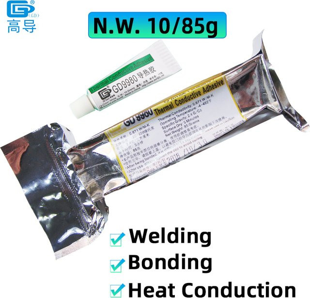 GD9980 Wärmeleitklebstoff in Weiß für Aluminium, 85 g - Bild 1