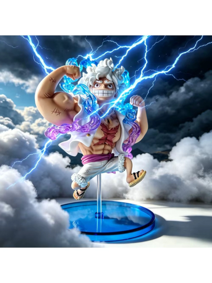 Bandai One Piece Nika Luffy Actionfigur, PVC-Statue, 14cm - Bild 6