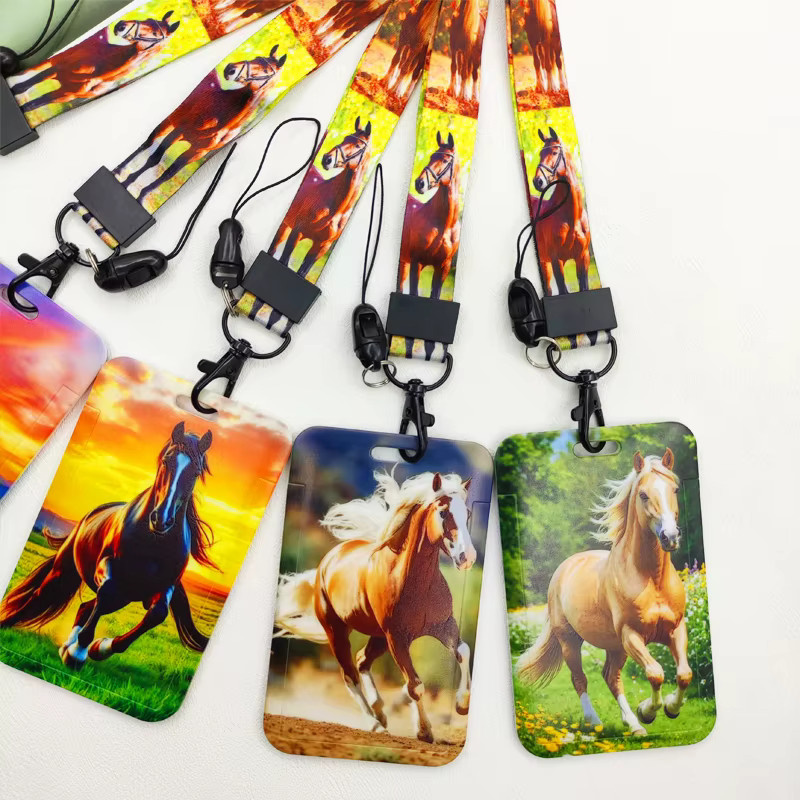 Mcneely Lanyard, Pferde-Ausweishalter, Cartoon-Umhängeband - Bild 2
