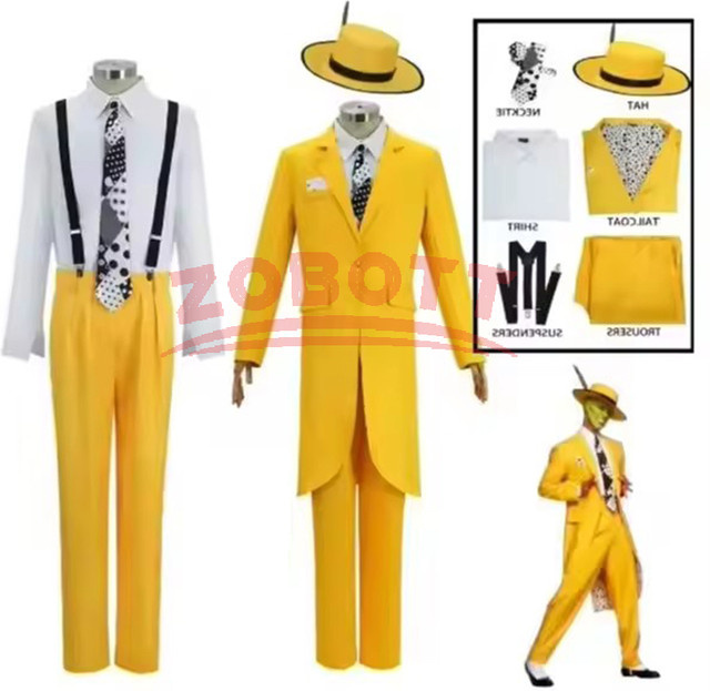 ZOBOTT Cosplay Kostüm, Unisex, Grün, Gelb, Plüsch / Textil - Bild 1