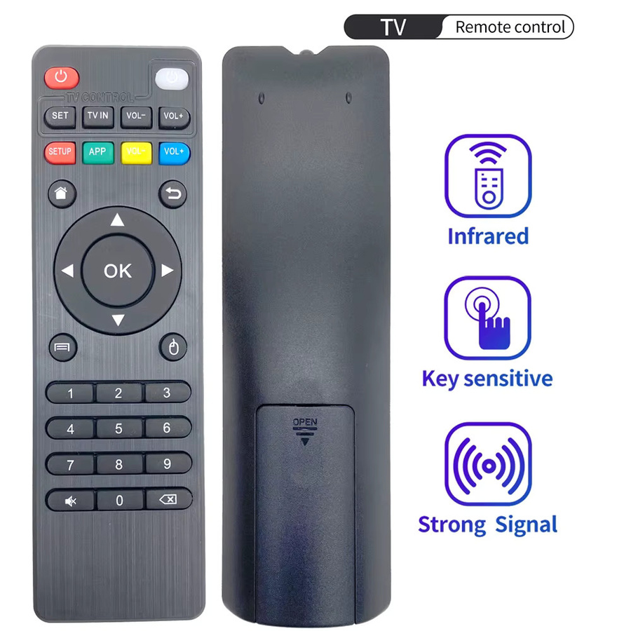 MRSVI Ersatzfernbedienung für Android Smart TV Box MXQ MXQPRO MXQ-4K M8S H96 M8 in Schwarz - Bild 2