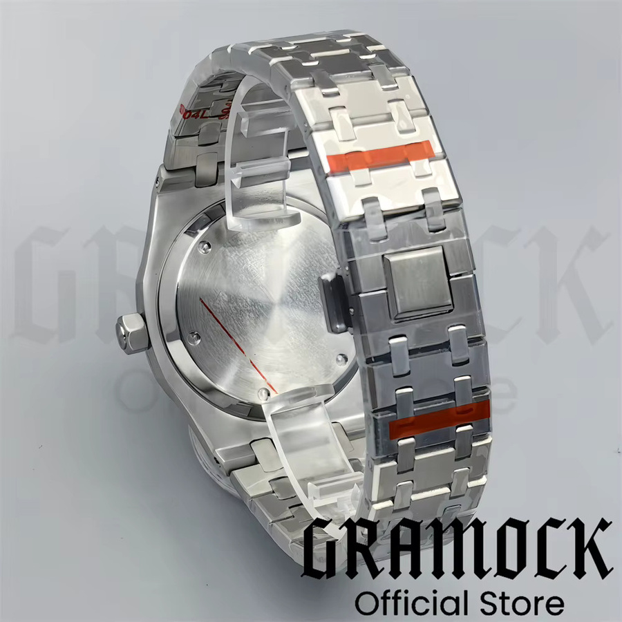 Gramock Armbanduhr Automatik, Edelstahl, 41 mm, Herren, Blau, Saphirglas - Bild 1