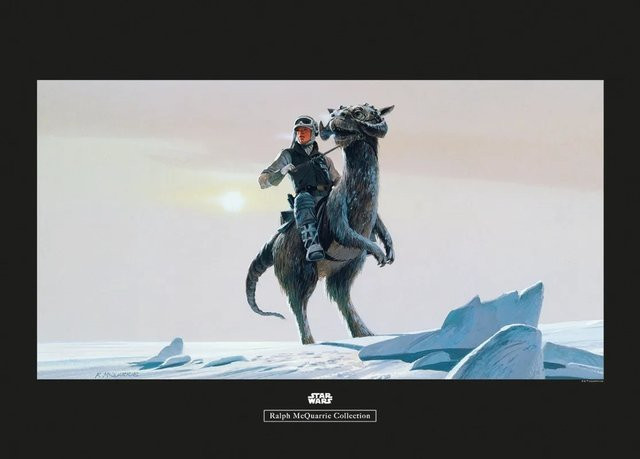 Komar Wandbild Star Wars Tauntaun Paper Poster Multicolor B: 70 cm, H: 50 cm - Bild 1