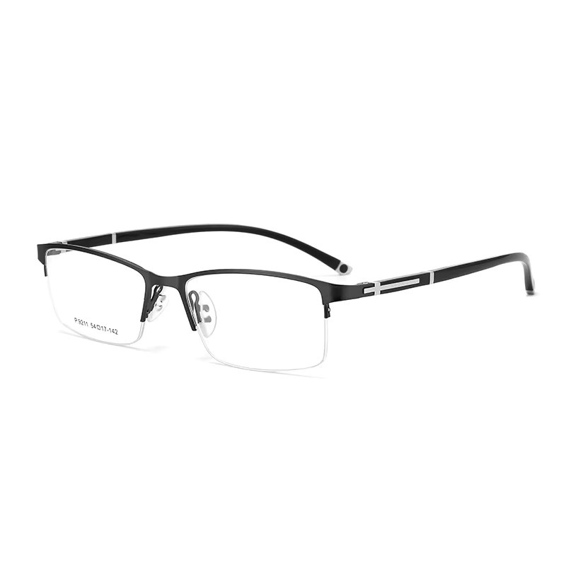 KLAR Korrektionsbrille Halbrand, Metall, rechteckig, Herren - Bild 2