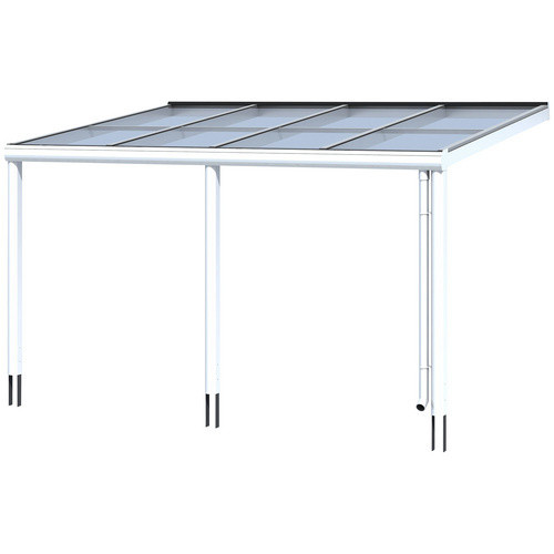 Skan Holz Terrassenüberdachung Monza aus Aluminium in Weiß mit Verbund-Sicherheits-Glas, B/T: 434 x 307 cm - Bild 3