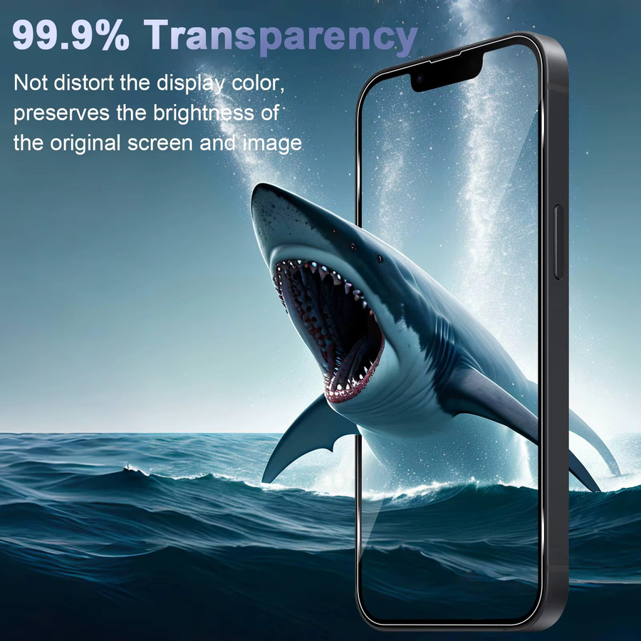 Apple Displayschutzfolie aus gehärtetem Glas für iPhone 17e, 6,1 Zoll, transparent, kratzfest und hüllenfreundlich - Bild 3