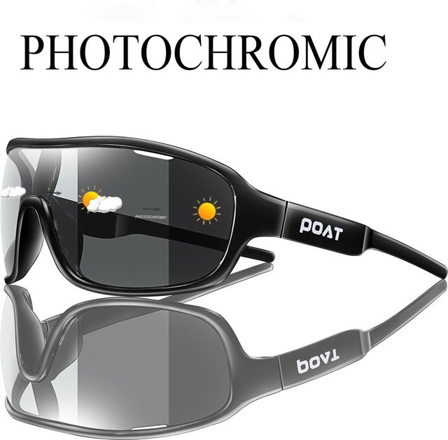 POAT Photochrome Sonnenbrille, Unisex, Vollrand, Kunststoff - Bild 1