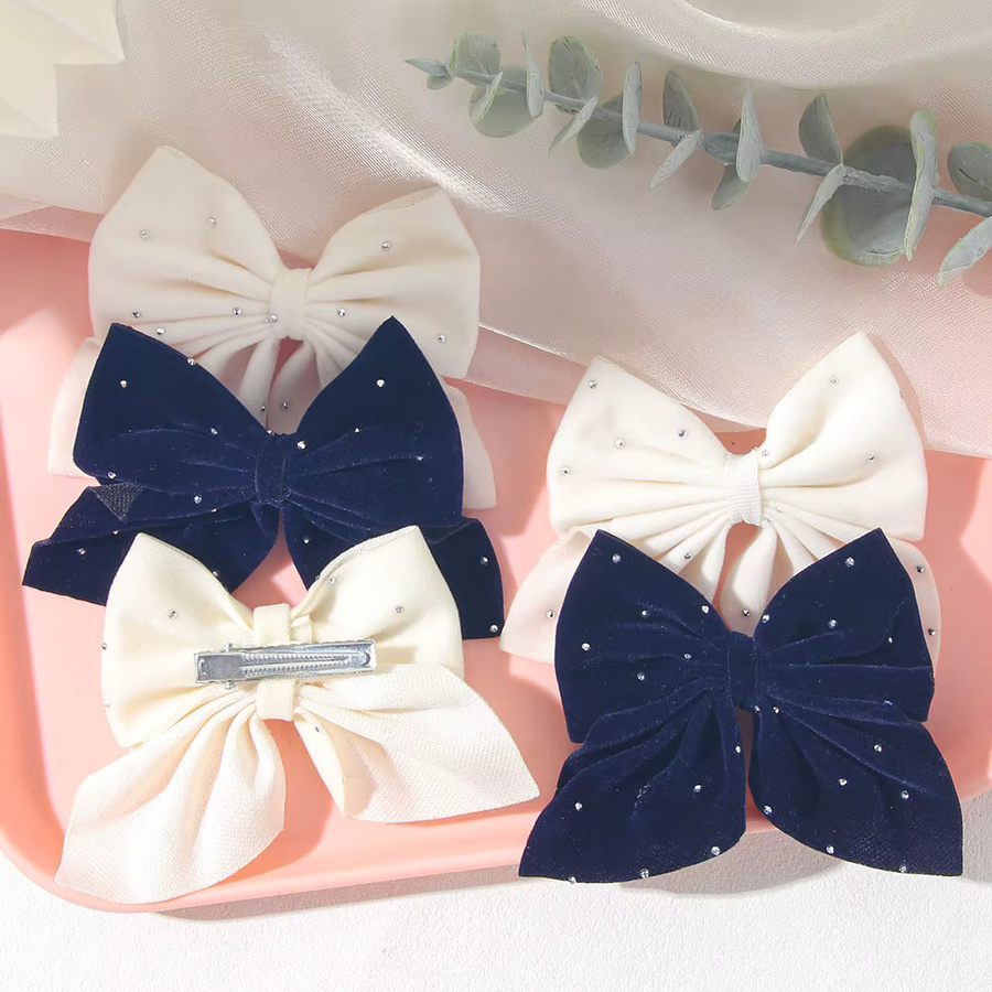 Haar Clips, Samt, Bowknot, Kinder - Bild 3