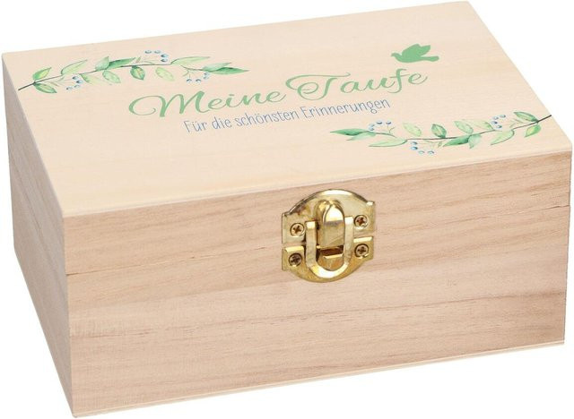 Erinnerungskiste Meine Taufe aus Holz von Butzon und Bercker - Bild 1