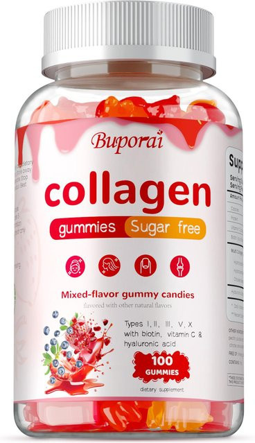 Buporai Vitamin C Extrakt Gummibärchen, Unisex - Bild 1
