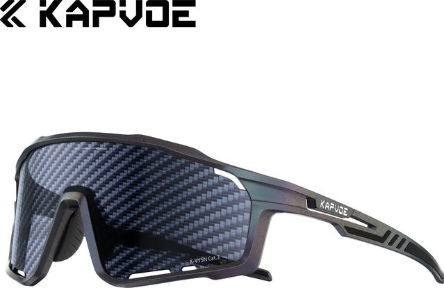 KAPVOE Sportsonnenbrille, Herren, Vollrand, Kunststoff, Photochrome - Bild 1