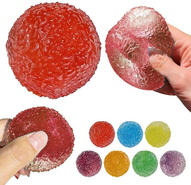 A Family Of Home Textiles Slushie-Quetschball, Fidget-Knete Taschenknetspielzeug, rot - Bild 1