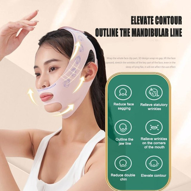 eelhoe Chin Up Maske V Line Shaping, Unisex - Bild 1