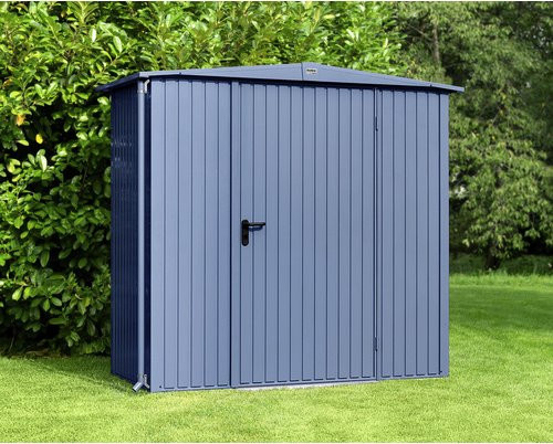 Ecostar Gerätehaus Trend-S aus Metall in Blau mit B/H/T: 238 x 216 x 107,8 cm - Bild 1
