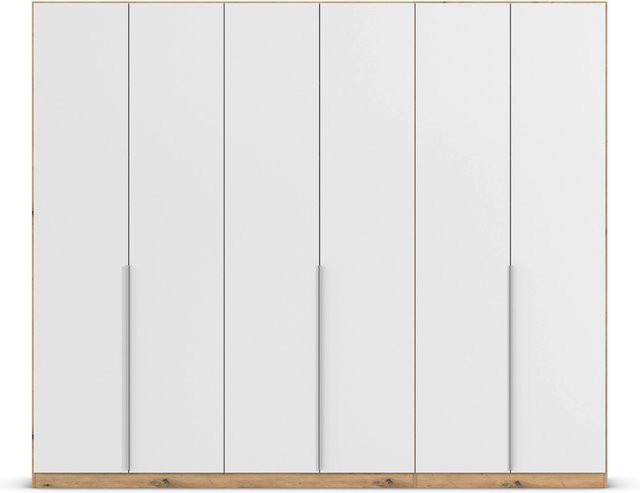 RAUCH Drehtürenschrank Alabama in Weiß und Eiche mit Aluminiumgriffen, B/H: 271 x 229 cm - Bild 1