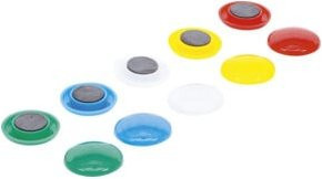 BGS Do it yourself Magnet-Satz Ø 30 mm, 10-teilig, multicolour - Bild 1
