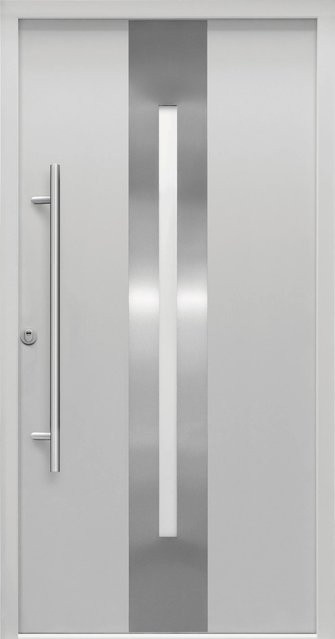 Sicherheits-Haustür Splendoor ThermoSpace Prime Dublin RC2 mit Glaseinsatz, Grau, B: 110 cm, H: 210 cm, Anschlag Links - Bild 1