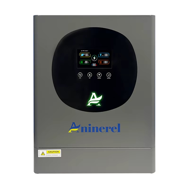 Aninerel Hybrid-Solarwechselrichter mit MPPT-Solarladeregler und WLAN, Reiner Sinuswellen-Wechselrichter für Haushalte - Bild 2