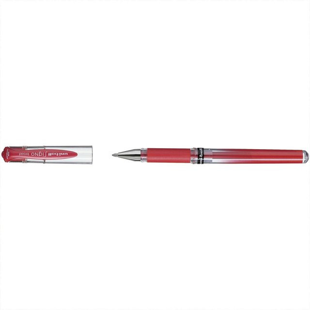 Faber Castell Uni-Ball Signo Broad UM-153 Gelroller mit 1mm Spitze in Rot-Metallic - Bild 1
