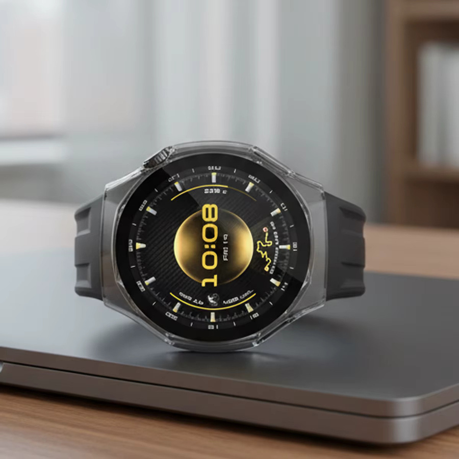 OAKCHARM Schutzset für Huawei Watch GT6 Pro 46mm mit Silikon Armband und PC Schutzhülle inklusive gehärtetem Schutzfilm - Bild 3