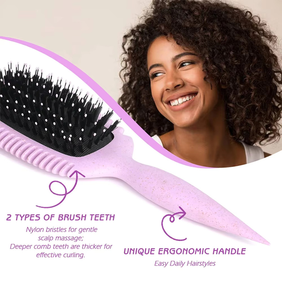 Curl Defining Brush Curl Hair Define Styling-Bürste, Damen, Lockiges Haar - Bild 5