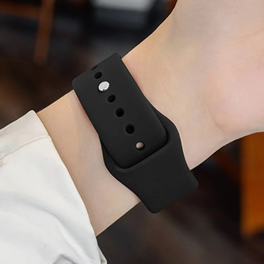 RWBANDS Uhrenarmband Silikon, Schwarz, Unisex - Bild 3