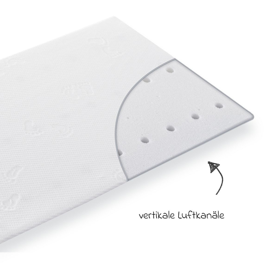 Träumeland Keilkissen Maxi Spezialbabykissen zum Hochlagern für 6 bis 18 Monate, Farbe: Weiß, B/T/H: 60 x 35 cm - Bild 1