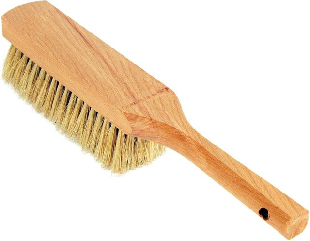 Scaritech Mehlbürste mit geradem Stiel aus Holz, braun, 5er Pack - Bild 1