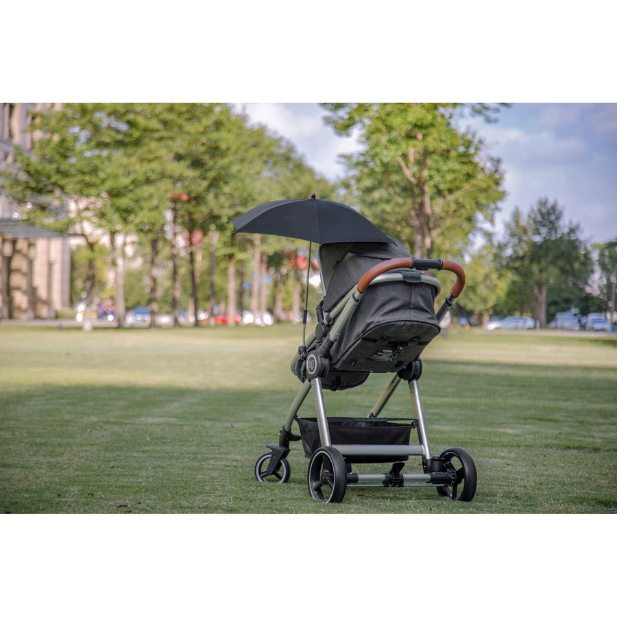 Babycab Universal Sonnenschirm für Kinderwagen schwarz B/T/H: 75 x 80 x 75 cm - Bild 2
