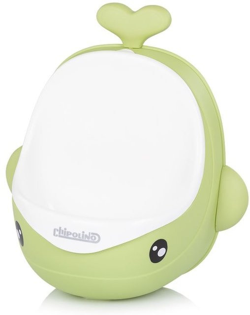 Chipolino Urinal Wal Toilettentrainer mit abnehmbarem Behälter und Spritzschutz in Grün - Bild 1