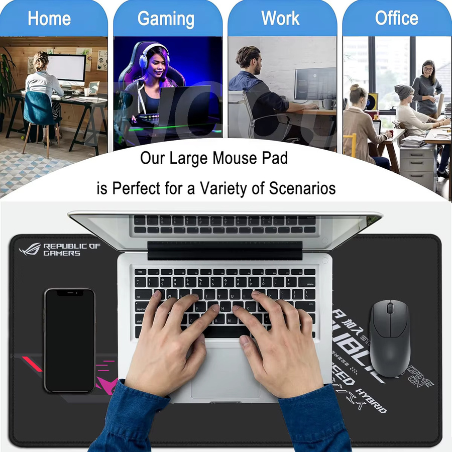 ASUS Republic of Gamers ROG Gaming-Mauspad XXL in Schwarz - Bild 2
