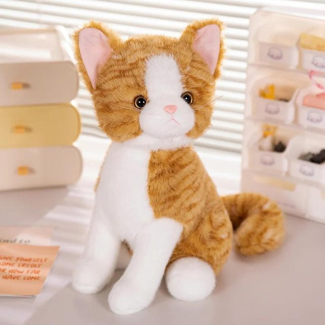 Kidsly Katzen Plüsch Spielzeug, Gelb, ab 14 Jahren - Bild 1
