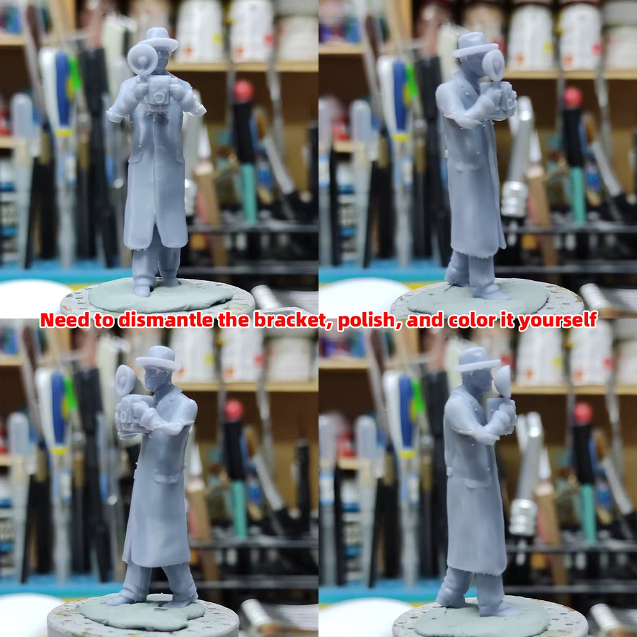 CorMake Figuren Diorama, Modellbausatz, 1:87, Kunststoff, Grau - Bild 3