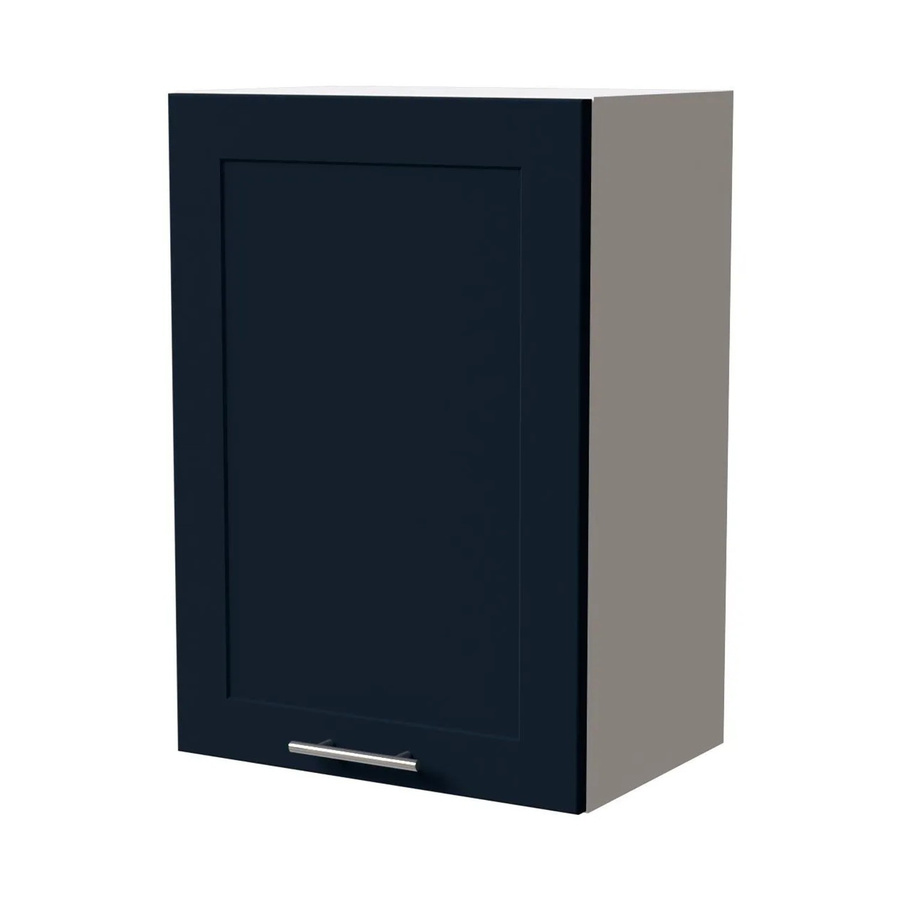 Feldmann-Wohnen Hängeschrank Oslo Küchenschrank Weiß und Indigo Matt mit Soft-Close-Türen, B/T/H: 50 x 32,5 x 72 cm - Bild 2