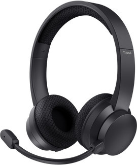 Trust Ayda Wireless ENC On-Ear Headset mit Bluetooth und USB-C in Schwarz - Bild 1