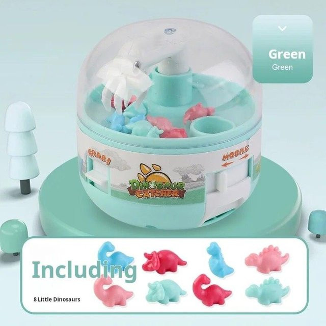 Yiran Dinosaurier Mini Greif-Maschine interaktives Spielzeug grün - Bild 1