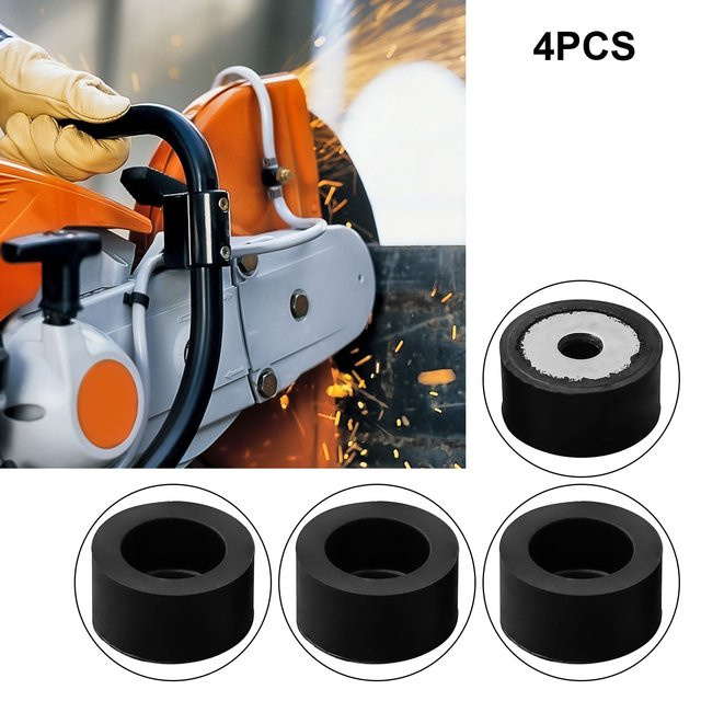 VIBRATITE 4er Set Gummipuffer als Ersatzteile kompatibel mit Trennsägen TS410 TS420 TS510 TS700 TS760 und TS800 - Bild 1