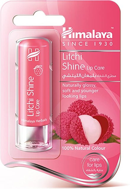 Himalaya Litchi Shine Lippenpflege Balsam, 4,5g, pink, glänzend - Bild 1