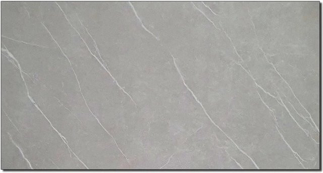 Aluverbund24 PVC Wandpaneele Pietra-Grey in Marmor-Optik Hochglanz, B: 60 cm, H: 120 cm - Bild 1