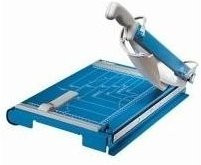 Dahle Hebelschneider 561 Guillotine-Schneidemaschine aus Metall in Blau mit Sicherheitsbügel für DIN A4, Schnittkapazität 35 Blatt - Bild 1