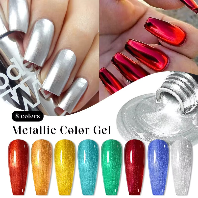 MSRUIOO Gel Nagellack Metallic, 8 ml - Bild 2