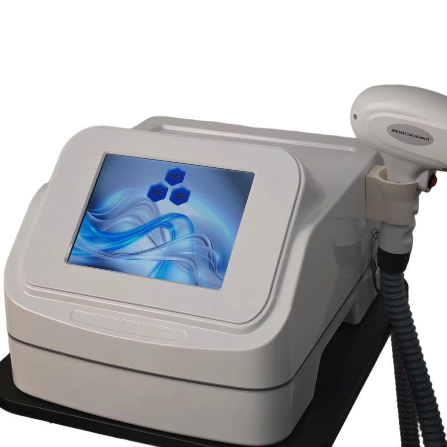dubniy Diodenlaser-Haarentfernungsgerät mit Ice-Platinum-Kühlung, Unisex, weiß - Bild 2