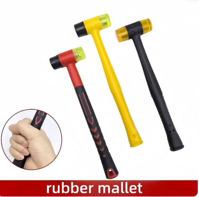 Multifunktionaler Doppelseitiger Gummihammer als Weichhammer für Gold- und Silberwerkzeuge und DIY-Handwerk - Bild 1