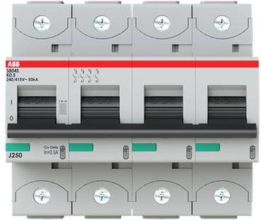 ABB S804S-K0.5 Leitungsschutzschalter 0,5A 400V Grau - Bild 1