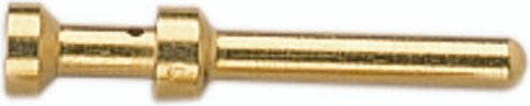 HARTING Crimpkontakt 09330006302 aus Messing mit Goldbeschichtung - Bild 1