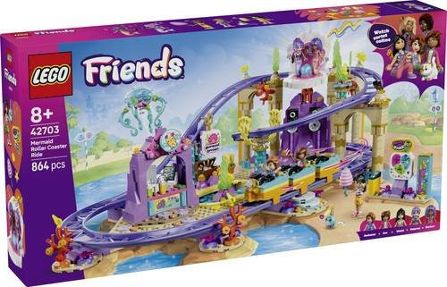 LEGO Friends Meerjungfrauen-Achterbahn Rollenspielset ab 8 Jahren