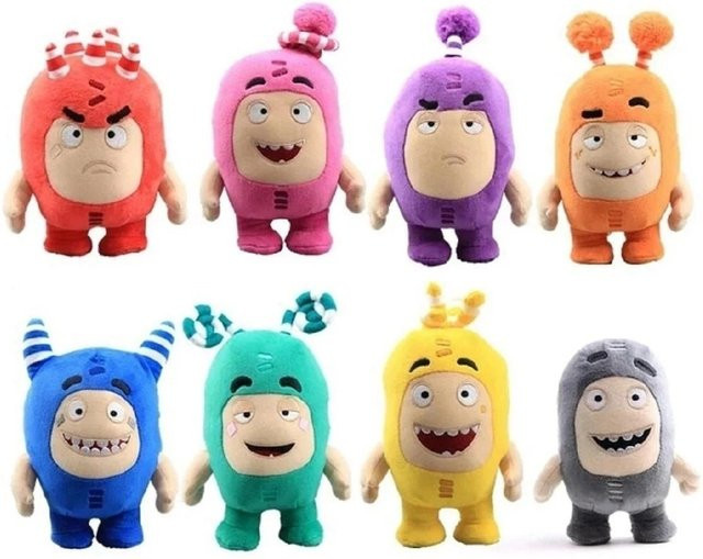 Yiran toy Oddbods Plüschtier, 8-teiliges Set, 18cm, ab 14 Jahren - Bild 1