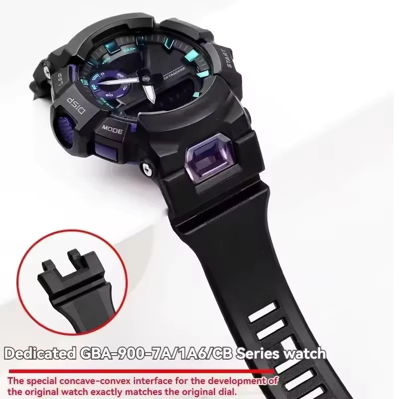 Casio Uhrenarmband, Harz, Schwarz, Herren - Bild 5