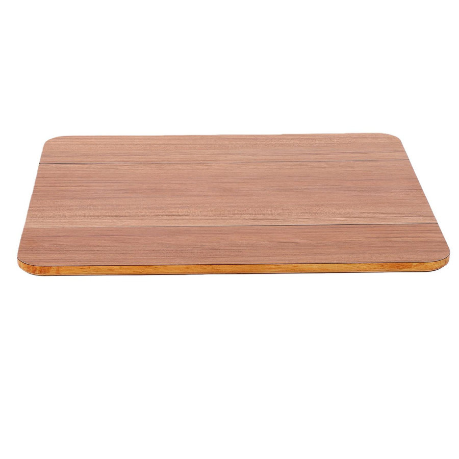 KaiSai Klappbare Wohnmobil Tischplatte aus Massivholz in Braun, B: 59,5 cm, T: 48,0 cm, Quadratisch - Bild 1